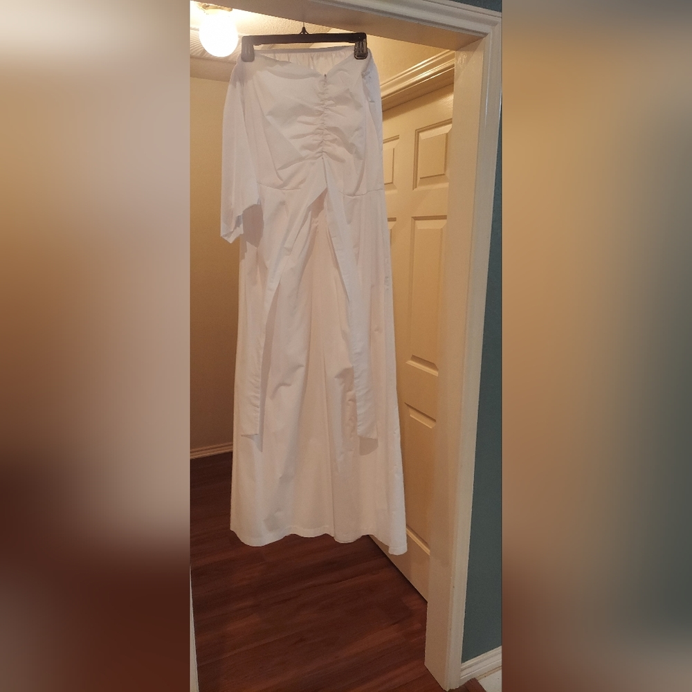 Wide-leg pantsuit